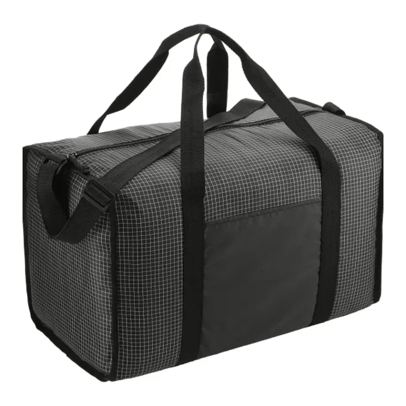 Grid Boxy Duffle Bag — view 4