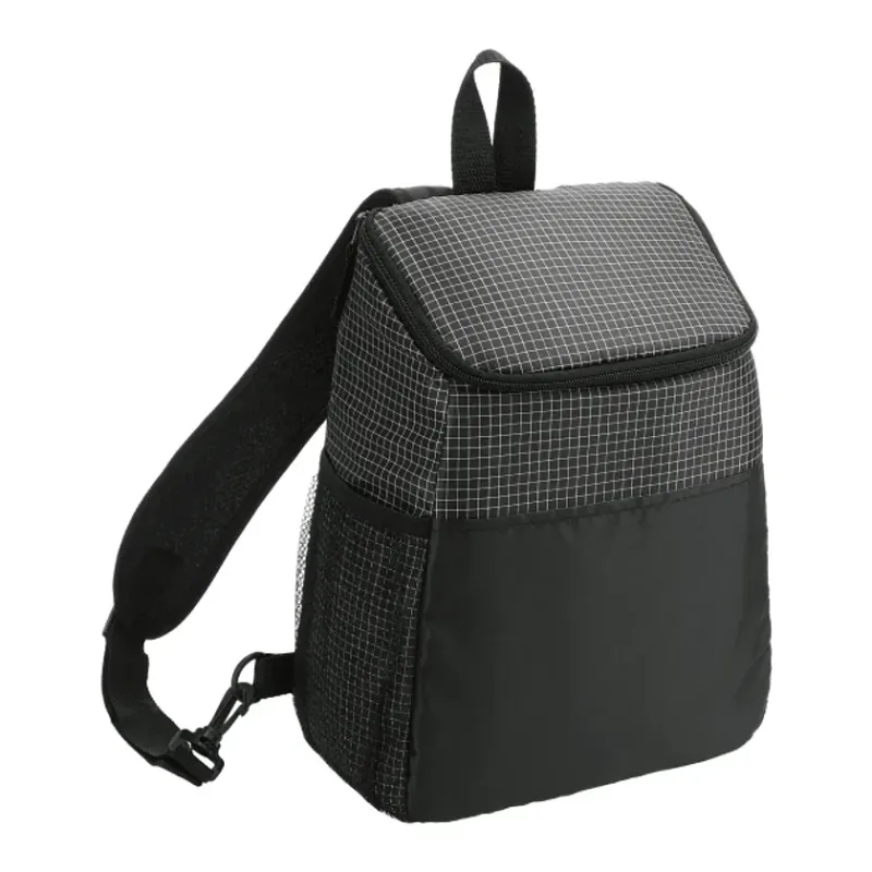 Customized Grid Sling Can Cooler - 12 Can Capacity — view 3