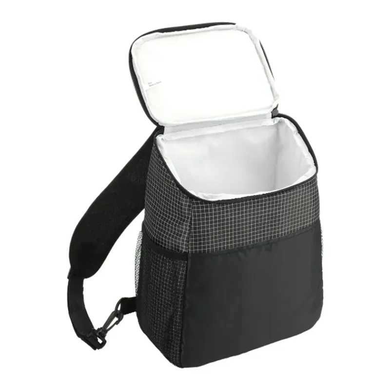 Customized Grid Sling Can Cooler - 12 Can Capacity — view 4