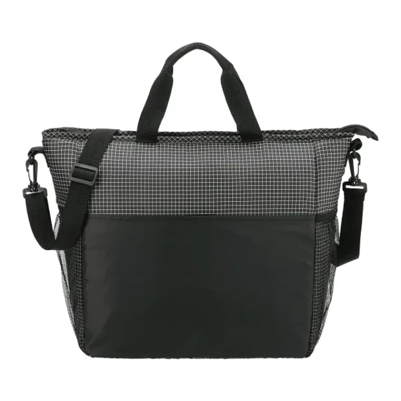 Custom Grid Tote Can Cooler - 24 Capacity — view 7