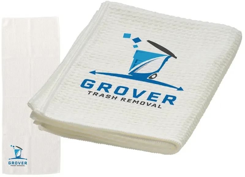 Custom Gridiron Waffle Sports Towel — view 4