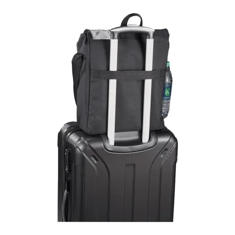 Custom Gridlock Vertical Messenger Bag - Fits 15" Laptop — view 2