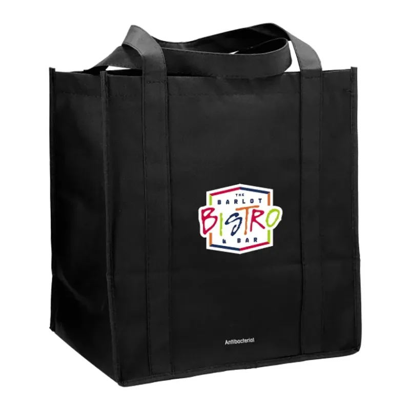 Personalized Antimicrobial Grocery Tote — view 4