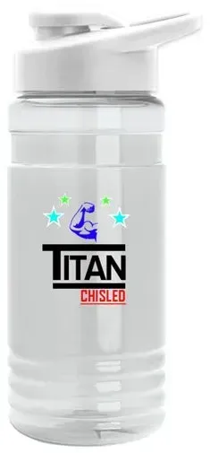 Custom Groove Tritan Sports Bottle - 20 oz.