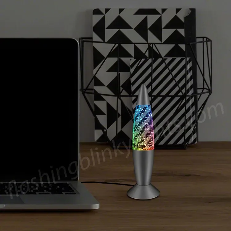 Groovy Glitter Lamp USB Mood Light 7.25" — view 4