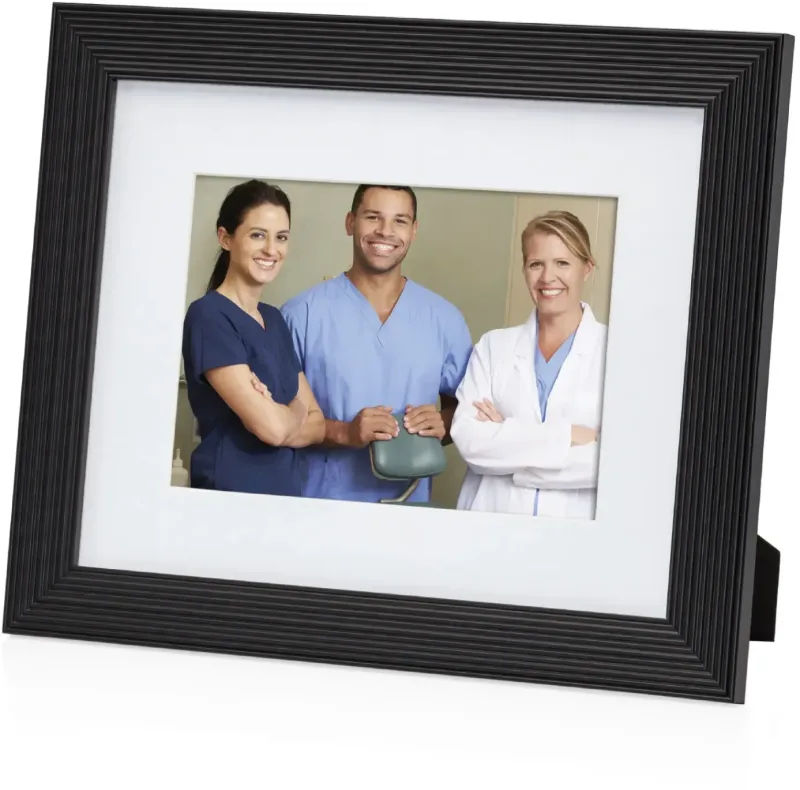 Customized Wood Picture Frame with Ebony Finish — view 3
