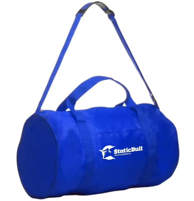 Branded Gym Rat Duffel Bag - Custom Logo and Personalized Strap — view 5