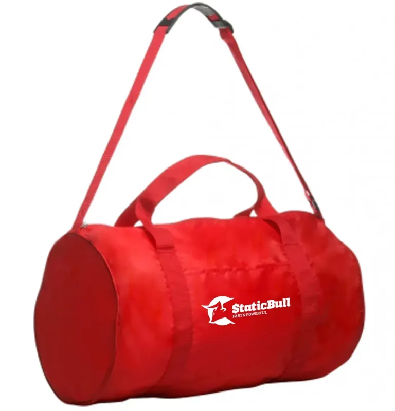 Branded Gym Rat Duffel Bag - Custom Logo and Personalized Strap — view 6