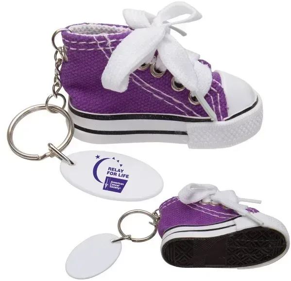 Custom Printed Gym Shoe Keytag — view 5