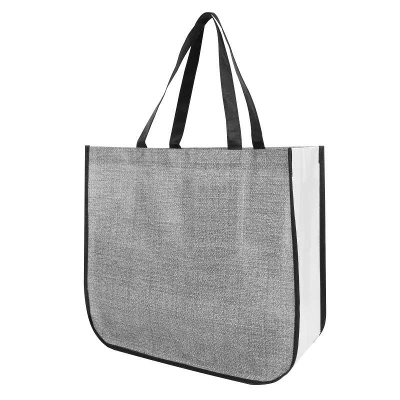 Hadley Heathered Non-Woven Tote Bag — view 2
