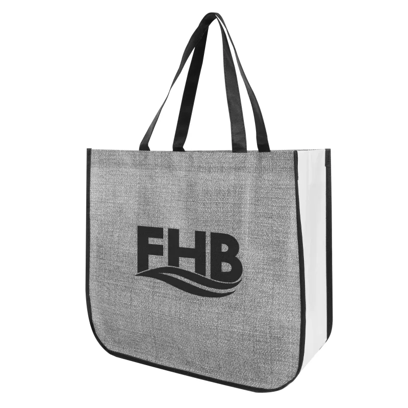 Hadley Heathered Non-Woven Tote Bag — view 4