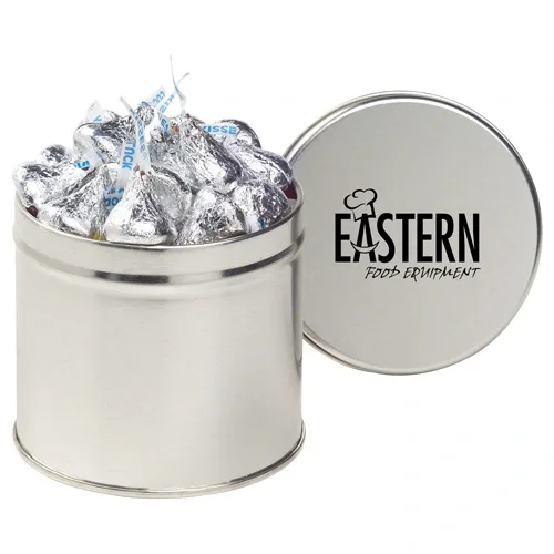 Half Quart Round Tin Canister with Lid — view 10