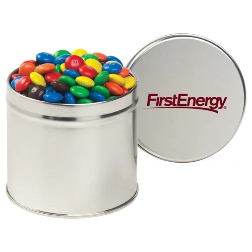 Half Quart Round Tin Canister with Lid — view 12