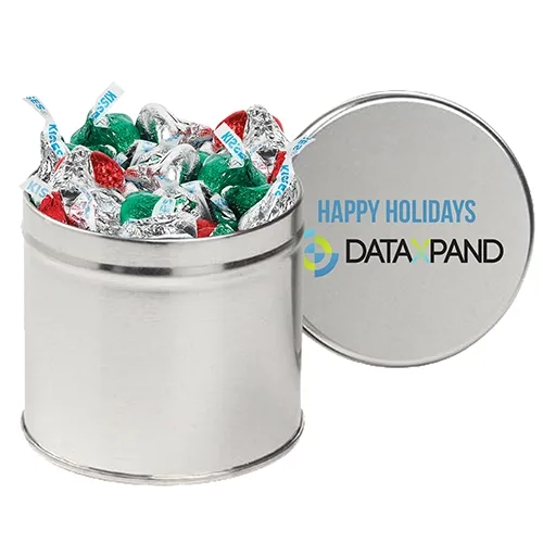 Half Quart Round Tin Canister with Lid — view 7