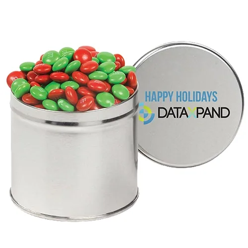Half Quart Round Tin Canister with Lid — view 8