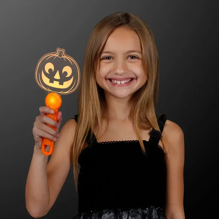 Halloween Pumpkin Lights Acrylic Wand — view 3