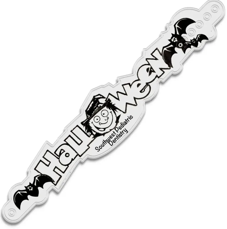 Personalized Reflective Halloween Wristlet — view 19