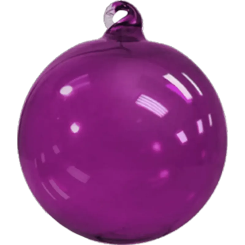 Hand Blown Glass Ornament (3") — view 3