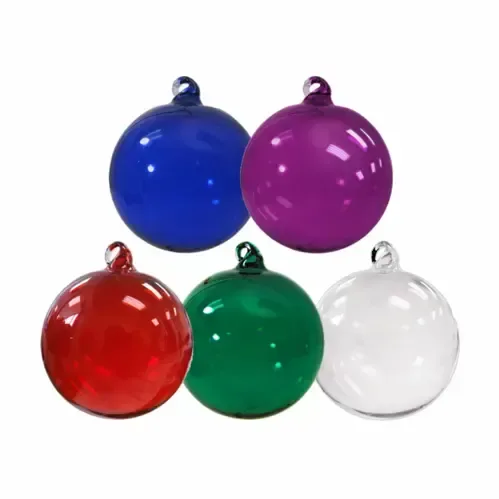 Hand Blown Glass Ornament (3") — view 6