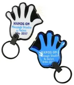 Hand Color-A-Shape Keyring Light