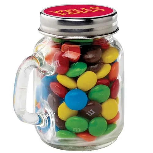 Handy Mini Glass Mason Jar with Handle — view 5