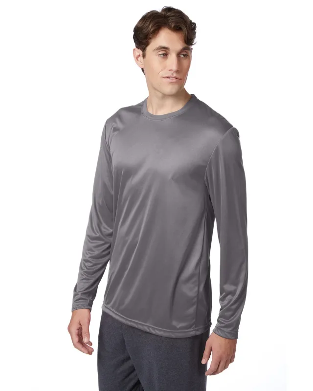 Hanes Adult Cool DRI® with FreshIQ Long-Sleeve Performance T-Shirt — view 11
