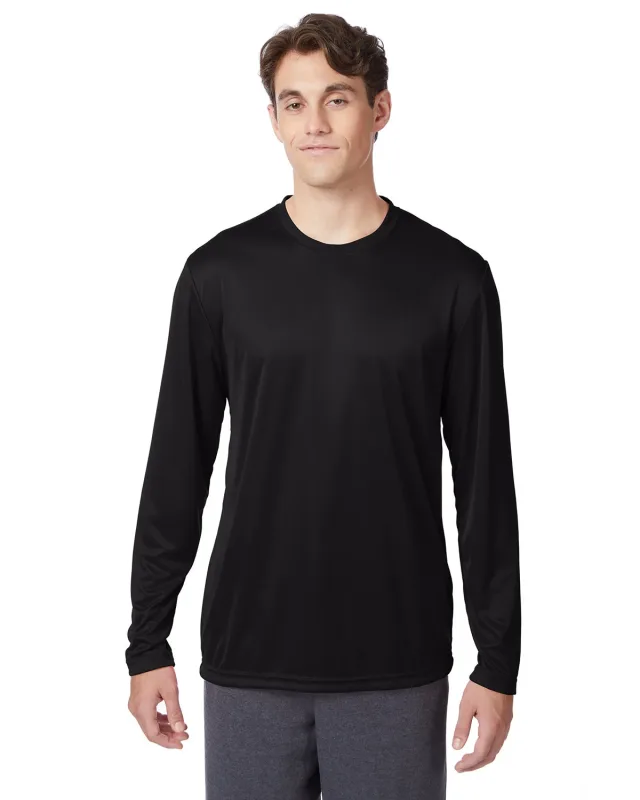 Hanes Adult Cool DRI® with FreshIQ Long-Sleeve Performance T-Shirt — view 16