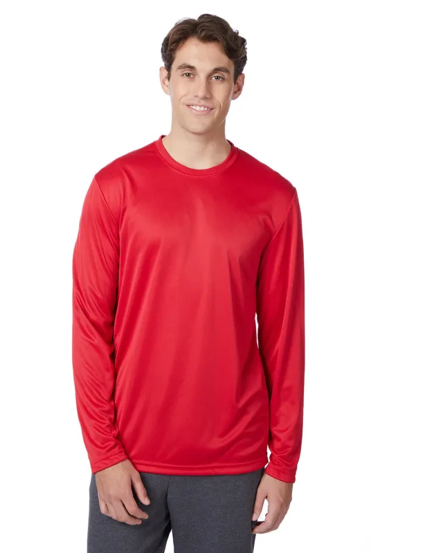 Hanes Adult Cool DRI® with FreshIQ Long-Sleeve Performance T-Shirt — view 20