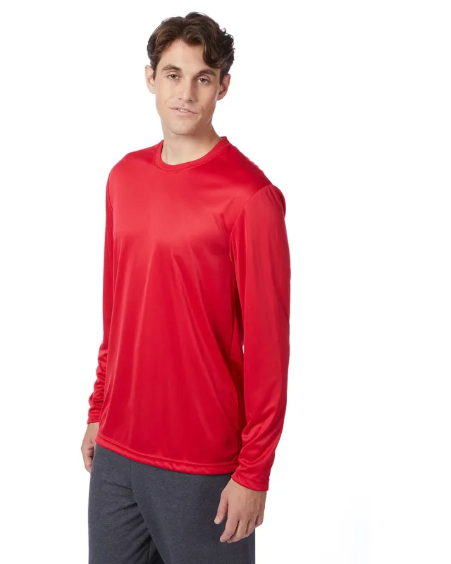 Hanes Adult Cool DRI® with FreshIQ Long-Sleeve Performance T-Shirt — view 21
