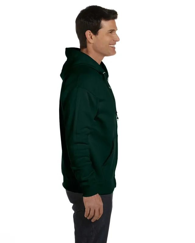 Hanes Adult EcoSmart® Full-Zip Hooded Sweatshirt — view 11