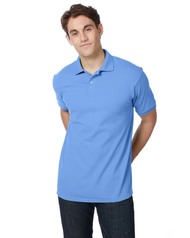 Hanes Adult EcoSmart® Jersey Knit Polo — view 10