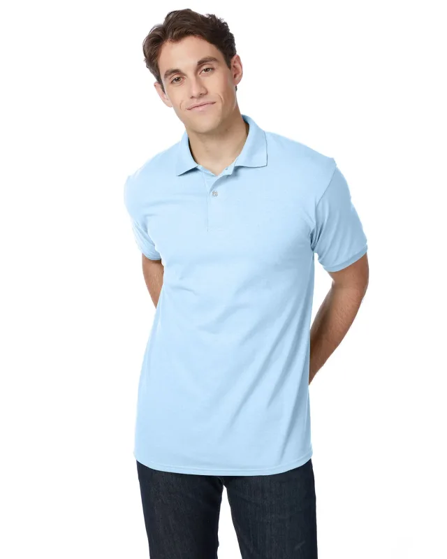 Hanes Adult EcoSmart® Jersey Knit Polo — view 14