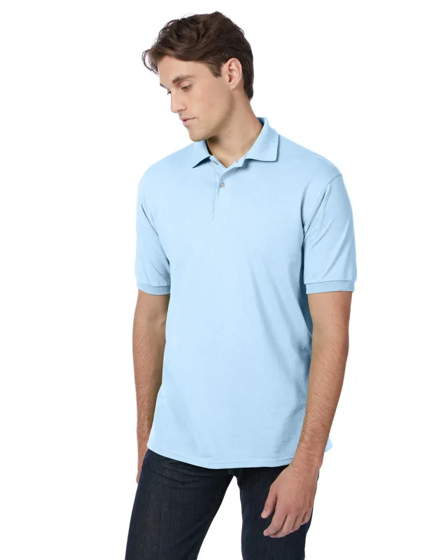 Hanes Adult EcoSmart® Jersey Knit Polo — view 15