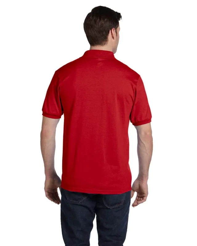 Hanes Adult EcoSmart® Jersey Knit Polo — view 17