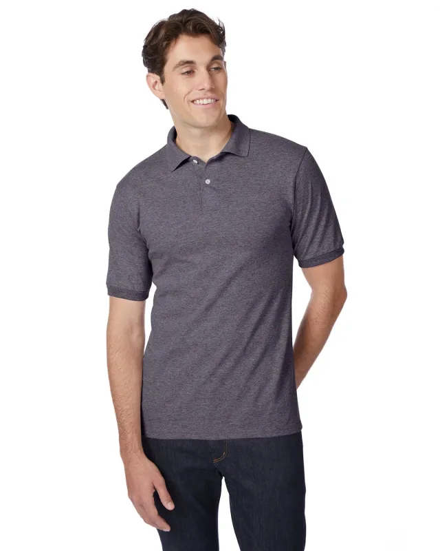 Hanes Adult EcoSmart® Jersey Knit Polo — view 22