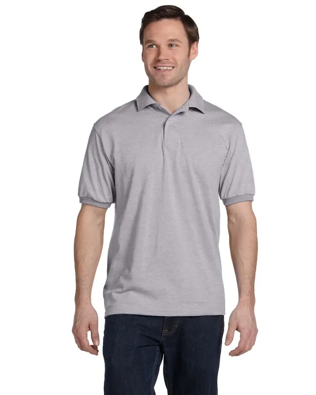 Hanes Adult EcoSmart® Jersey Knit Polo — view 34