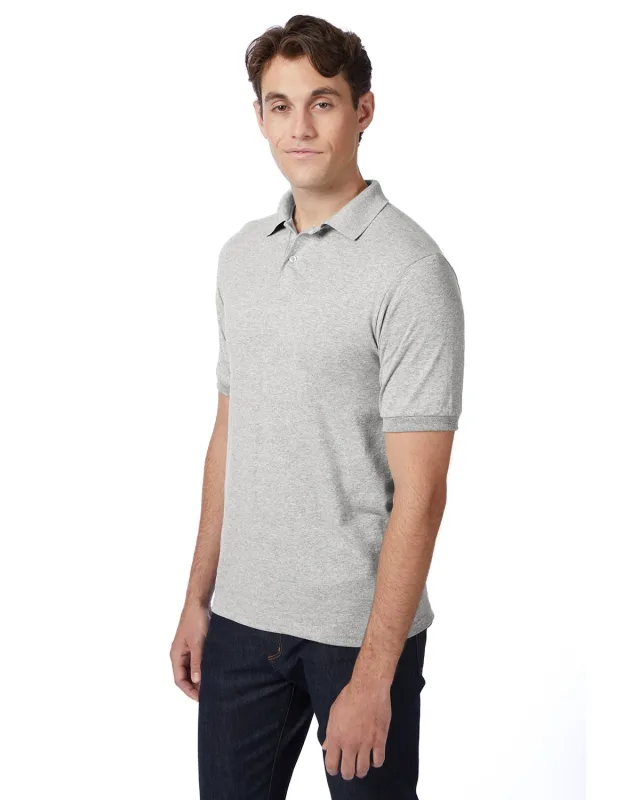 Hanes Adult EcoSmart® Jersey Knit Polo — view 38