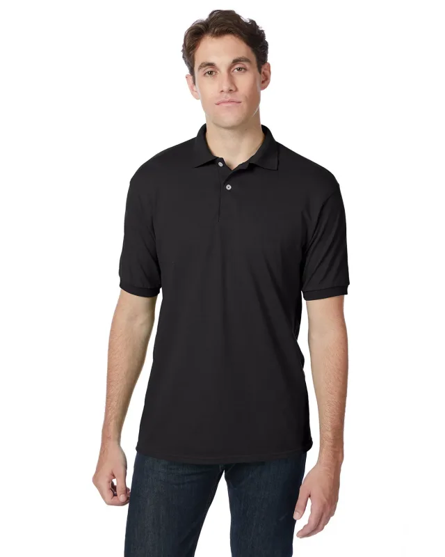 Hanes Adult EcoSmart® Jersey Knit Polo — view 41