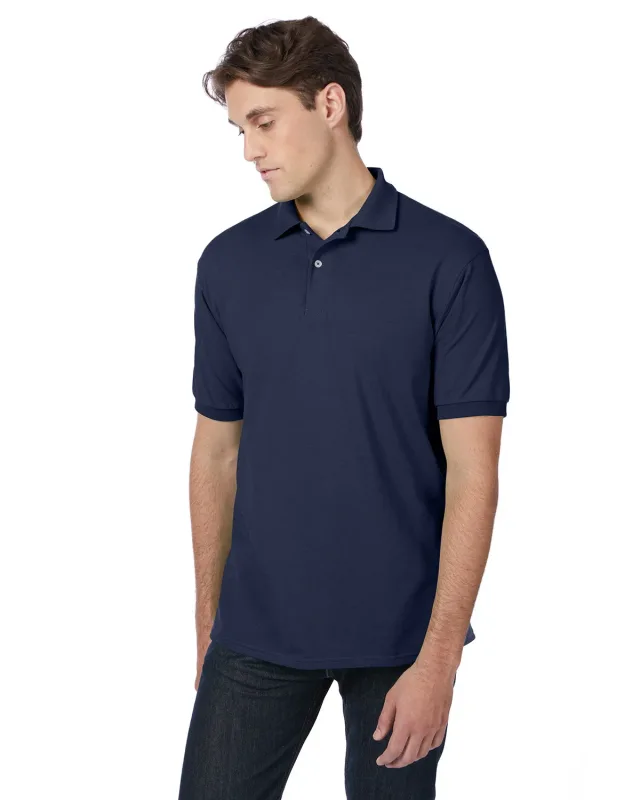 Hanes Adult EcoSmart® Jersey Knit Polo — view 46