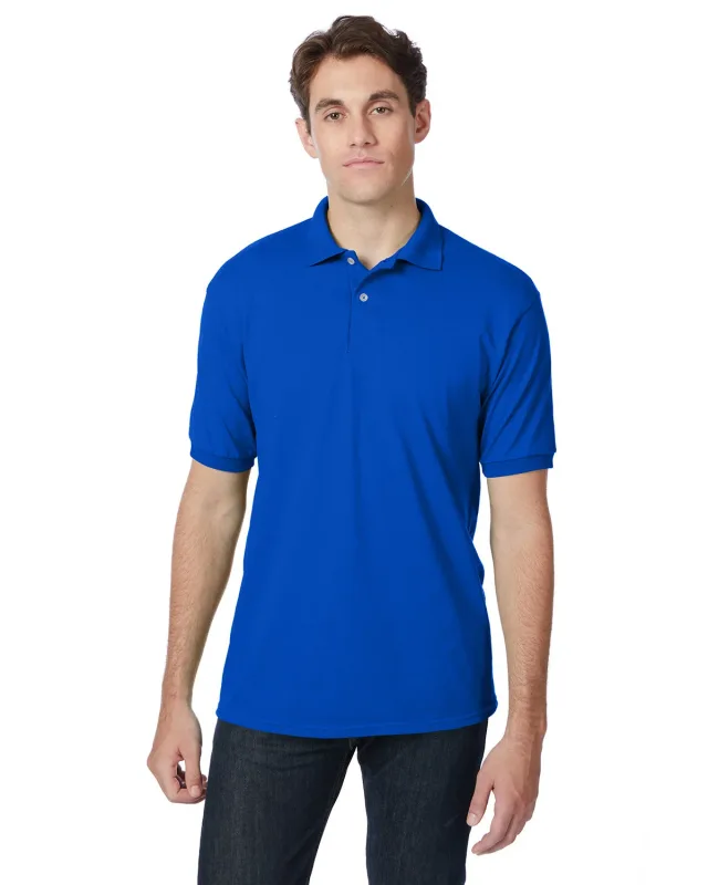 Hanes Adult EcoSmart® Jersey Knit Polo — view 49