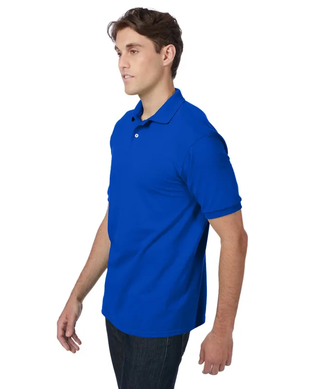 Hanes Adult EcoSmart® Jersey Knit Polo — view 50