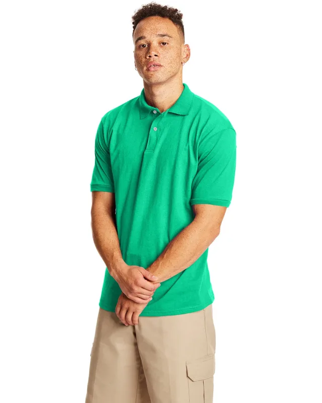 Hanes Adult EcoSmart® Jersey Knit Polo — view 53