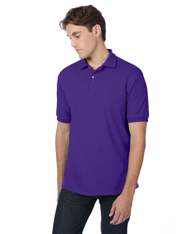 Hanes Adult EcoSmart® Jersey Knit Polo — view 61