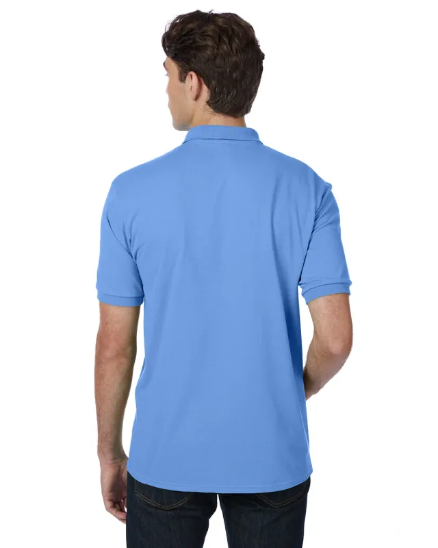 Hanes Adult EcoSmart® Jersey Knit Polo — view 9