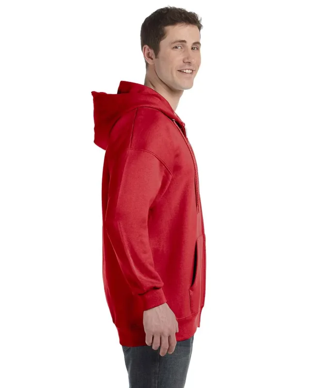 Hanes Adult Ultimate Cotton® Full-Zip Hooded Sweatshirt — view 10