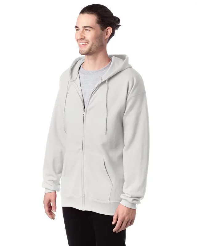 Hanes Adult Ultimate Cotton® Full-Zip Hooded Sweatshirt — view 4