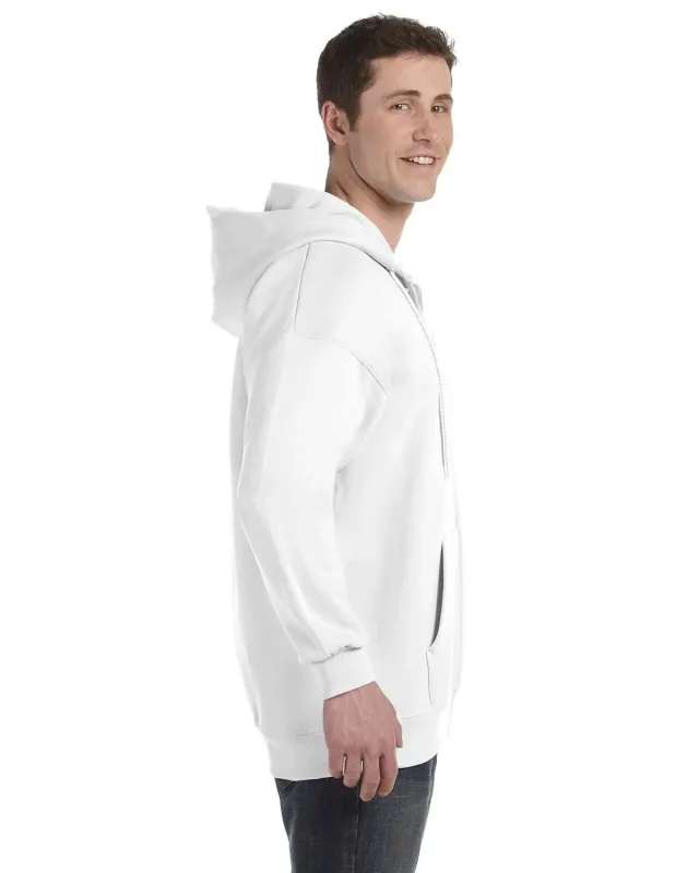 Hanes Adult Ultimate Cotton® Full-Zip Hooded Sweatshirt — view 5