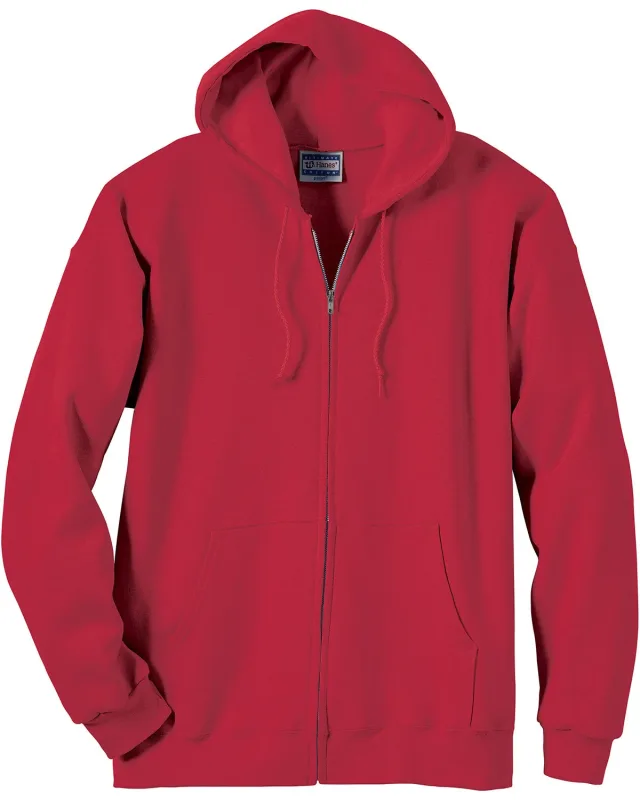 Hanes Adult Ultimate Cotton® Full-Zip Hooded Sweatshirt — view 7