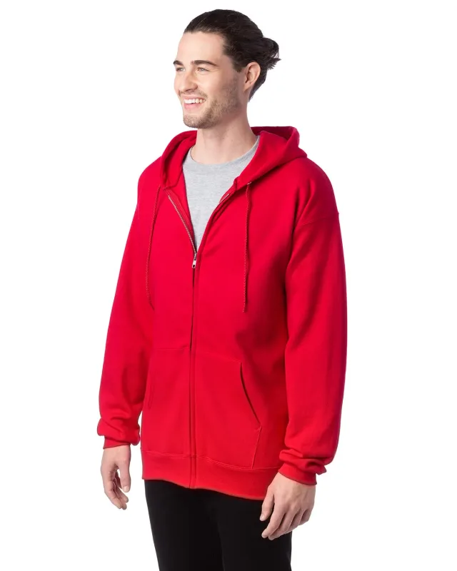Hanes Adult Ultimate Cotton® Full-Zip Hooded Sweatshirt — view 9