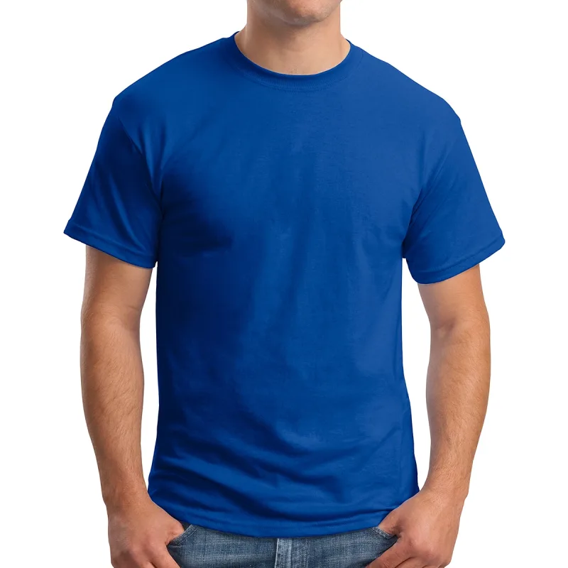 Hanes® - EcoSmart® 50/50 Cotton/Poly T-Shirt — view 2